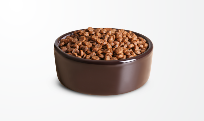 Dried pet food formulation